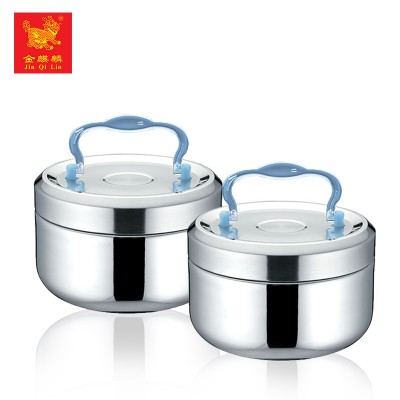 latest design portable stainless steel container leak proof lunch box for kids