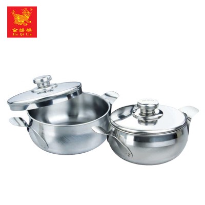 top grade goods non-stick cookware braised stainless steel cooker for kitchen