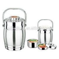 Stainless steel thermos food carrier storage container for take away