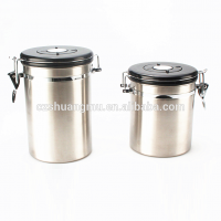 Wholesale stainless steel coffee storage canister